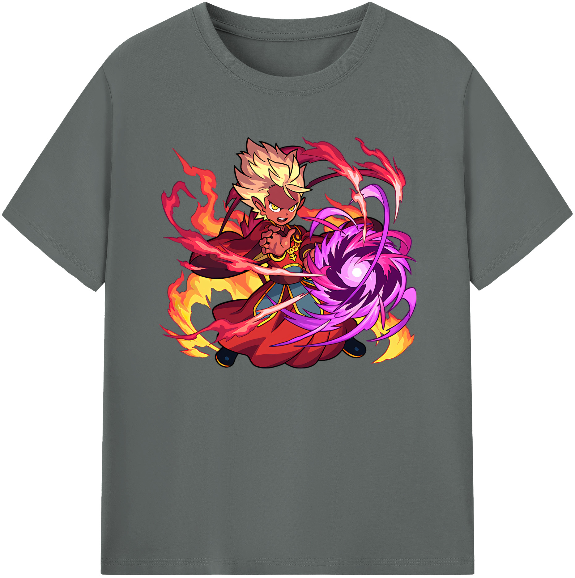 （画像用） 妖怪ウォッチ Yo-kai Watch 綿100％ メンズ半袖Tシャツ｜肌触りやわらか＆通気性